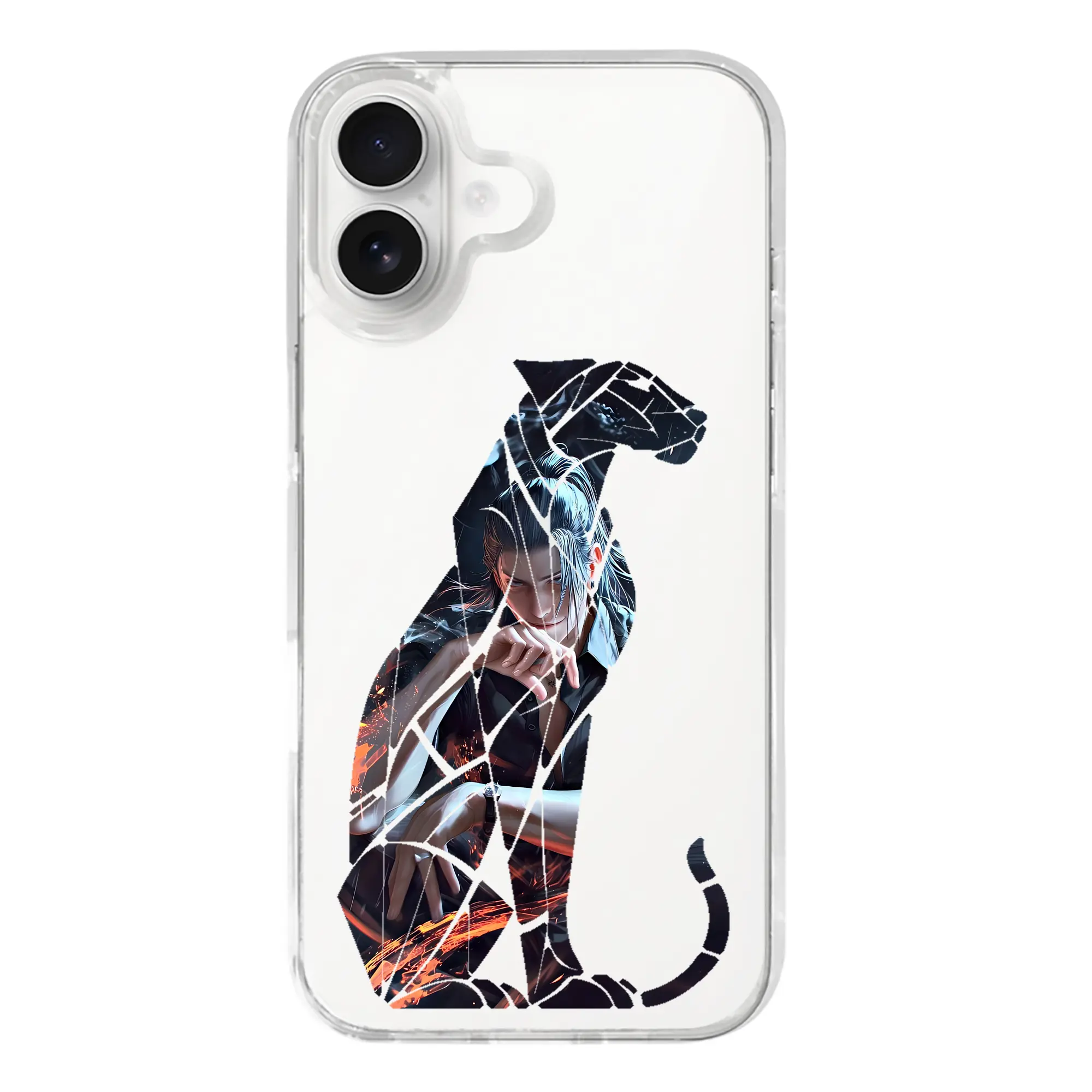 呪術廻戦 グッズ,夏油 傑 - iPhone 17シリーズ 透明スマホケース – 薄型・耐衝撃・精密フィット保護カバー